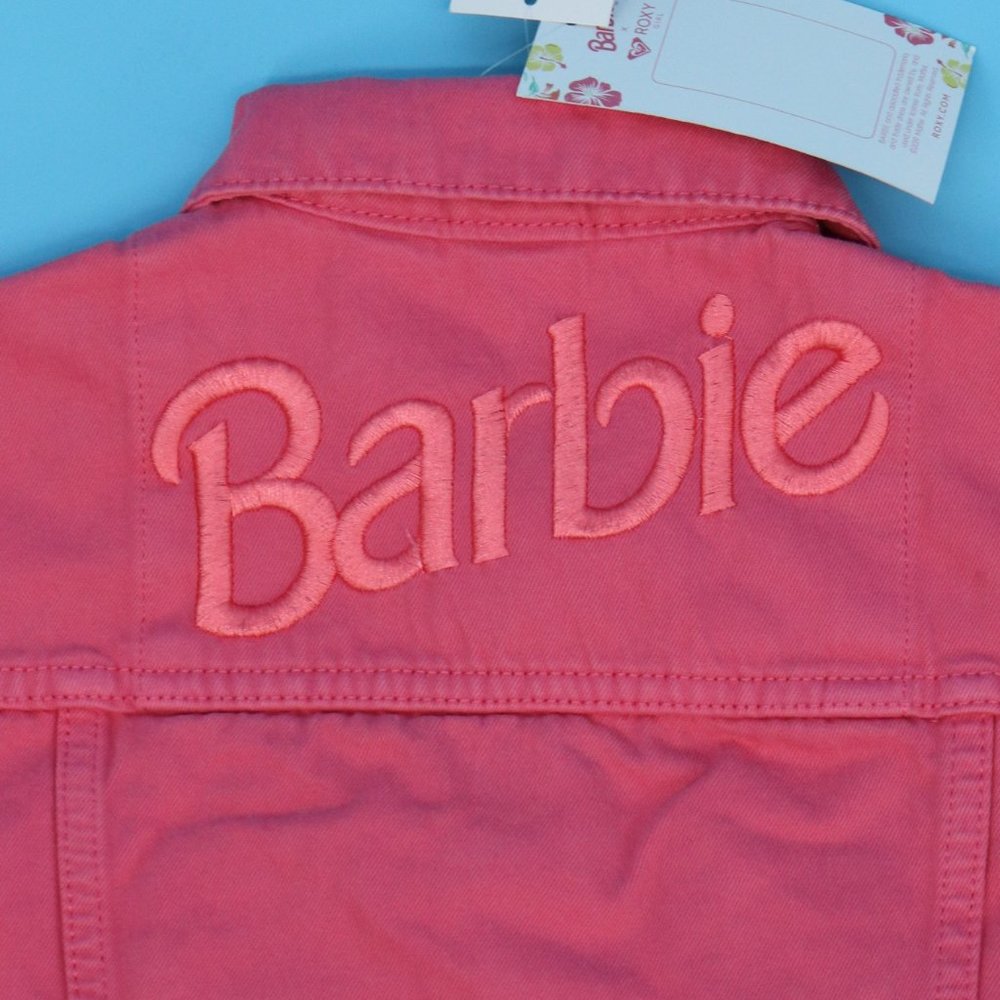 Barbie x Roxy Tigers Eyes Embroidered Denin Jacket - Picture 5 of 9